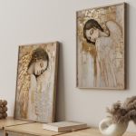 Zestaw plakatów 2x 40x50 cm- Anioły set156 - wizualizacja