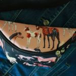 Nerka konie beżowo-czarne rozmiar L - 