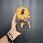 Dynie ozdobne, S, pomarańcz i zieleń - 2 szt. - Dynie ozdobne, pomarańczowa i zielona, rozmiar S - komplet 2 szt.