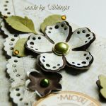 Kopertówka z okazji ślubu-'oliwkowy ogród' - 