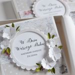 Delikatny KOMPLET ŚLUBNY W PUDEŁKU - komplet ślubny