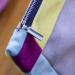 Kolorowa kosmetyczka podróżna z weluru - 