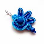 Irokez Blue kolczyki sutasz - 