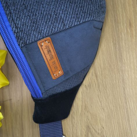 Nerka classic granatowy patchwork 