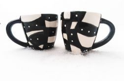Filiżanki ceramiczne - Black&White