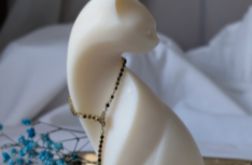 Świeca dekoracyjna kot