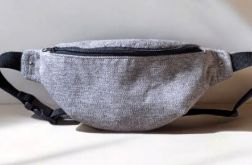 Szara duża nerka sól pieprz