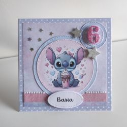 Personalizowana kartka na urodziny Stich Personalizowana kartka na urodziny Stich