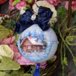 Bombka na choinkę, bombki ręcznie robione 16 - bombka choinkowa ręcznie robiona