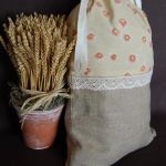 Duży rustykalny woreczek - 
