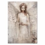 Anioł w Odcieniach Beżu 40x50 cm, 8-2-0040 - wizualizacja