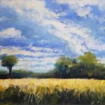 Pejzaż 3-praca pastelami  - 