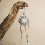 Steampunkowy wisior soutache - 