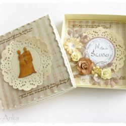 Kartka na ślub w pudełku