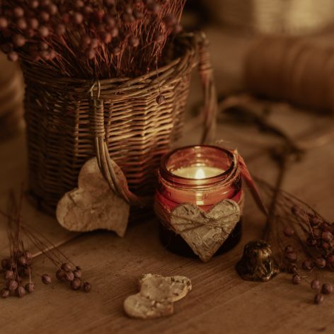 ŚWIECA SOJOWA NA WALENTYNKI 