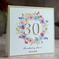 Kartka urodzinowa z kopertą prezentową BH35