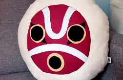 Księżniczka Mononoke poduszka dekoracyjna handmade studio Ghibli