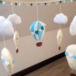 Mobil Karuzelka nad łóżeczko filc balony - 
