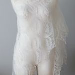 Chusta mgiełka w smietance  - 