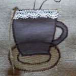 Lniana herbatka - ocieplacz/osłonka na czajnik - 