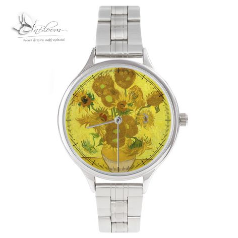 Zegarek Art z bransoletą "Słoneczniki"