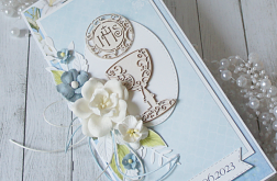 Pamiątka I Komunii Świętej "Blue & Cream" v.2