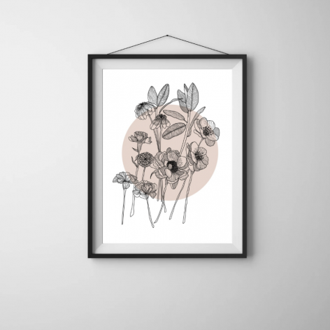 Plakat Flower 1.0 60x40cm