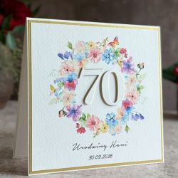 Kartka urodzinowa z kopertą prezentową BH35b