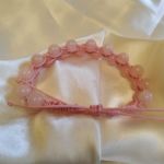 Bransoletka "Milusia" z różowego kwarcu - Orginalna bransoletka