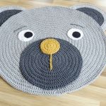 Dywan ze sznurka Miś 120 cm - 