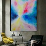 obraz olejny na płótnie abstrakcja - 