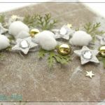 Zaśnieżona kartka świąteczna z girlandą - 