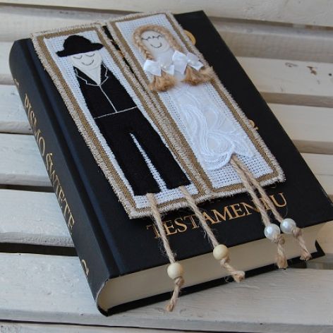 Ślubne zakładki z personalizacją - zamówienie pani Agnieszki