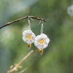 Kolczyki szydełkowe Majowe Kwiatki - 