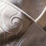 Torba welurowa handmade UNIKAT – unikatowa torba dla mamy z mocowaniami do wózka - 