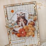 Kobieca kartka urodzinowa "Autumn 2" GOTOWA - 