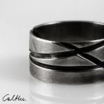 Metalowa obrączka - rozm 15 (150426-01) - Metalowy pierścionek