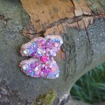 broszka w kształcie motyla do damskiej odzieży, - Ten jest wyjątkowo bogato zdobiony