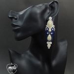 ~mela~ kolczyki sutasz LILU sztyfty 8cm - 