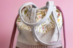 Patchworkowa plecak torba 2w1