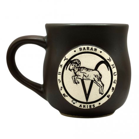 Kubek Ceramiczny 300 ml ze Znakiem Zodiaku Baran – Rękodzieło