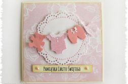 Kartka na Chrzest dla dziewczynki