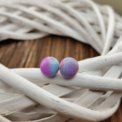 Kolczyki z glinki polimerowej - Aurora Pastel