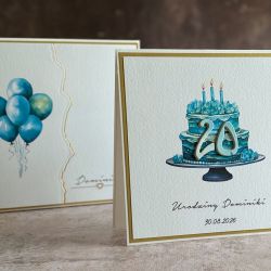 Kartka na 20 urodziny z pudełkiem, BH 31