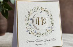 Ręcznie robione zaproszenia komunijne, 55D