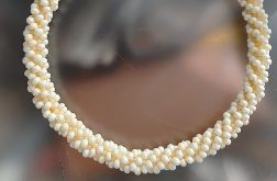 Naszyjnik Perłowy Sznur Koralikowy