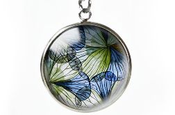 Blue spring naszyjnik z ilustracją