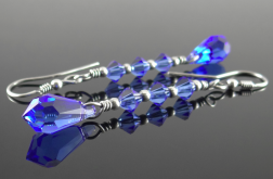 Sapphire Drops - kolczyki