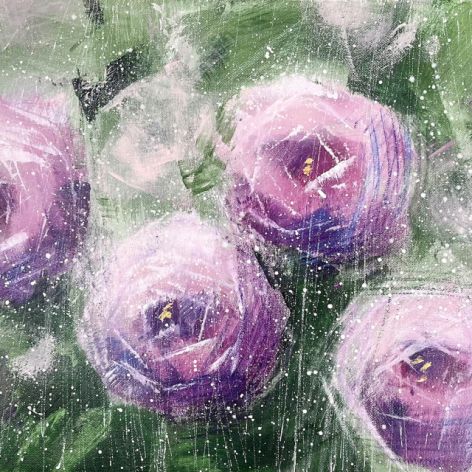 Obraz kwiaty -Czułość