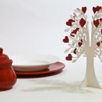 Dekoracja na stół Drzewko "Miłosny ogród" - 